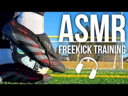 ASMR Freekick Training Session For Soccer / Football In Adidas Predator Elite