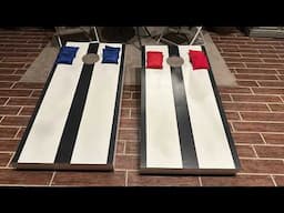 DIY Corn Hole Boards Made From Scrap Wood