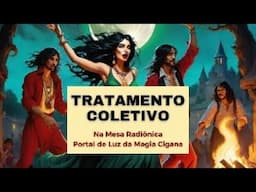 Atendimento coletivo na Mesa Portal de Luz da Magia Cigana