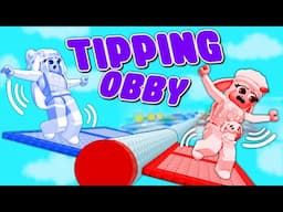 2 Player TIPPING Obby With MY SISTER! (Roblox)