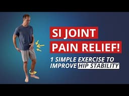 NEW Hip External Rotation Exercise (⬇️ Sacroiliac Joint Pain, ⬆️ Stability)