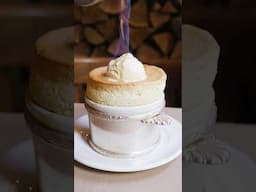 Flaming Soufflé at London’s Most Popular Pub: The Devonshire #food #cooking #dessert