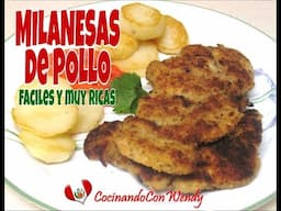 RECETA: MILANESAS DE POLLO (la receta más rica!)