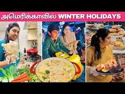 🍜 Home Made Healthy SOUPY NOODLES | Indoor Fun Time | Holiday Time | Winter Season | USA Tamil VLOG