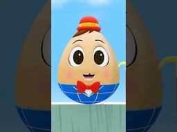 Humpty Dumpty sat on a wall! #eggventurers #shorts #humptydumpty #funny