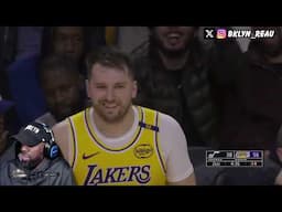 BROOKLYN FAN REACTS TO! LUKA DEBUT!  Lakers vs Jazz Game Highlights!