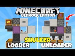 EASY Shulker Box Loader & Unloader Tutorial! Minecraft Bedrock | MCPE Xbox PC Switch PS5