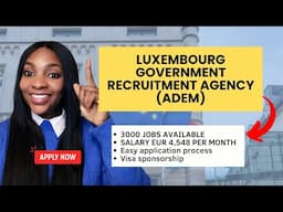 Luxembourg country work visa/ Luxembourg Jobs Website / Schengen Visa