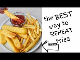 How to Reheat French Fries in the Air Fryer | The BEST way to reheat French Fries!