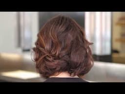 Quick Holiday Hairstyle - The Faux Bob