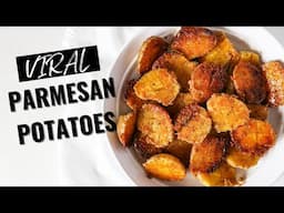 The BEST Potatoes you’ll ever make! VIRAL Parmesan Crusted Potatoes!