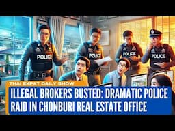 Police RAID Chonburi Real Estate Office EXPOSES Illegal Brokers! | Thai News