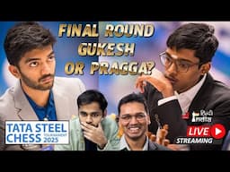 Who will win Tata Steel? Gukesh or Pragga! Live: Gukesh vs Arjun, Praggnanandhaa vs Keymer.