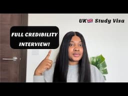 International Students Get in Here | Full UK Credibility Visa Interview Questions & Answers | CAS