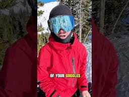 Goggle strap inside versus outside helmet @outdoormasterUS #snowbording #sponsored