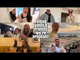 Telling our friends & family we’re having another baby!!