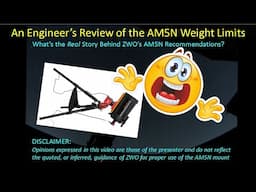 Alternative Counterweight Recommendations for the ZWO AM5N Mount