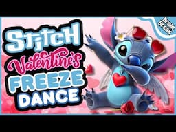 Valentines Day Freeze Dance | Brain Break | Yoga for kids | Just Dance | Stitch Brain Break