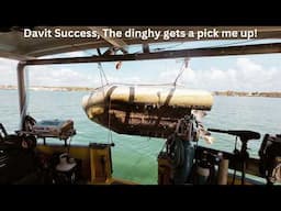 Davit Success, The dinghy gets a pick me up! - Project Brupeg Ep.389