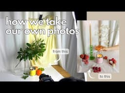 HOW TO TAKE PRODUCT PHOTOS AT HOME || save money by shooting your own e-commerce photos