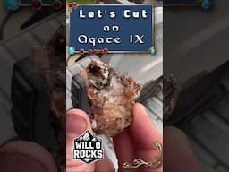 Agate Cutting #9: Saddle Mountain Fire Agate Reveal!