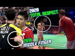 Badminton fight in court Chou Tien Chen middle finger to respect in 2020