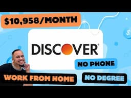 CREDIT CARD DISCOVER $ 2,528/WEEK | WORK FROM HOME | REMOTE WORK FROM HOME JOBS | ONLINE JOBS