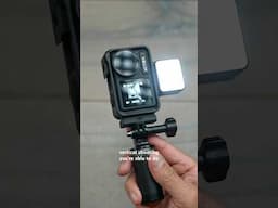 Add a light to your DJI Action camera #dji #ulanzi #vlog