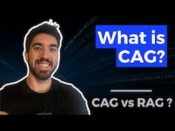 What is Cache Augmented Generation (CAG) - CAG vs RAG