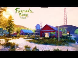 Selling Our 1st Harvest | Farmer's Shop Simulator | Ep 2