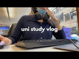 "productive" study days at uni | study abroad vlog 🇲🇾🇬🇧