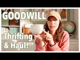 IT SHOULD HAVE COME HOME! GOODWILL THRIFT WITH ME FOR HOME DECOR + THRIFT HAUL 2024