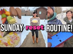 SUNDAY RESET | Weight Loss Meal Prep, Calorie Tracking, Cardio, Preparing for the Work Week