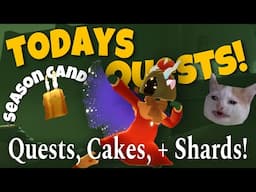 ALL Dailies - Season Candles, Quests, Treasure Cakes, and Shard Info - Golden Wasteland Feb 10