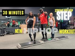 30 Minute BEGINNER to INTERMEDIATE Step Aerobics - Xtreme Hip Hop Step with DG