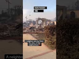 My friends home in Pacific Palisades burnt down…