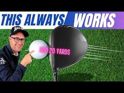 How To Hit  Up With The Driver For More Distance - Simple Golf Swing Cheat