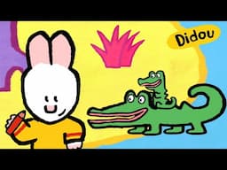 Didou dessine moi : Une Famille de Crocodiles🐊 | Compilation Enfants