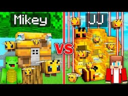 Mikey vs JJ SAFEST BEE HOUSE Build Challenge in Minecraft ! - Maizen