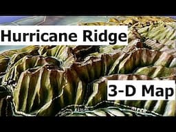 Hurricane Ridge Map, Olympic National Park, Washington