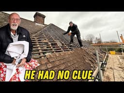 Surprising Jim With A New Roof For CHRISTMAS