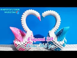 Origami 3D Cisne 365 piezas (Remake)