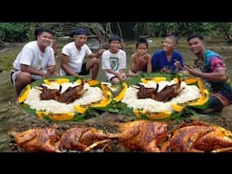 Buhay Probinsya | Boodle Fight Sa ilog Lechon Manok At Lechon Pato| Binatang Pinoy