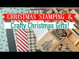 Christmas Stamping 🎄 Slimline Card Tutorial & Blissful Prints unboxing!