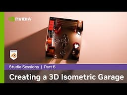 [Blender] Creating a 3D Isometric Garage w/ 3D Cube Visionary Part 6: Animating & Final Touches