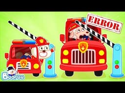 Big vs Small Fire Truck | Rescue Cars Cartoon | Kids Learn About Firefighting | Bearee Kids Show