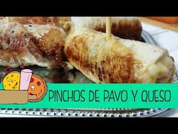 Pinchos de pavo y queso | Recetas de cocina | Cocina de Martina