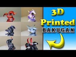 All My 3D Printed BAKUGAN!