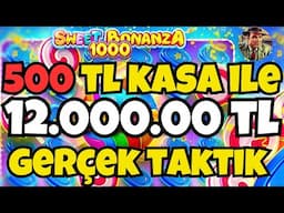 SWEET BONANZA 1000 YENİ OYUN 🍭 500 TL KÜÇÜK KASA İLE NASIL KATLANIR ? BÜTÜN TAKTİKLERİ ANLATTIM !