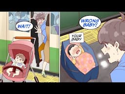 This baby missed the train, but then… [Manga Dub]